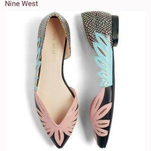Nine West Orlagh D’Orsay Flats ❤️ Size 7